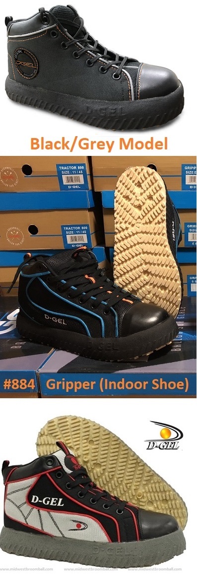 Knapper® / D-Gel® Gripper Indoor Broomball Shoes